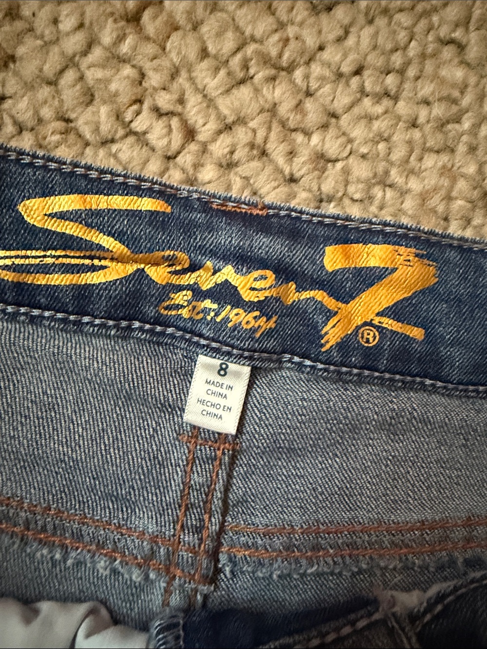 Seven7 Light Blue Distressed Denim Cutoff Shorts - Picture 2 of 8